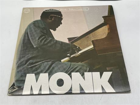 THELONIOUS MONK - MONK TOKYO CONCERTS W/ GATEFOLD & 2 LP’S - EXCELLENT (E)