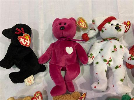 Urban Auctions - 10 BEANIE BABYS W TAGS (GOOD CONDITION)