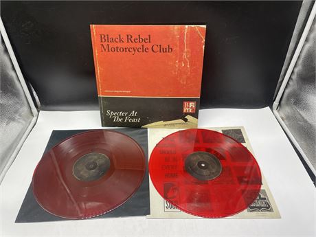 RARE BLACK REBEL MOTORCYCLE CLUB - SPECTER AT THE FEAST W/ BOOKLET, GATEFOLD, &