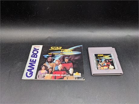 STAR TREK NEXT GENERATION - WITH MANUAL - EXCELLENT CONDITION - GAMEBOY