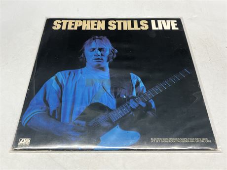 STEPHEN STILLS - LIVE - EXCELLENT (E)