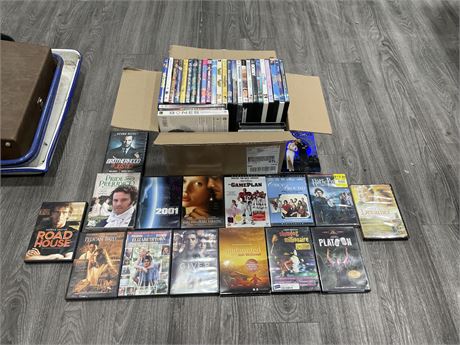 LARGE LOT OF DVD’S