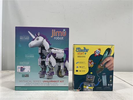 NEW JIMU ROBOT LEARN TO CODE UNICORN ROBOT & NEW 3D DOODLER