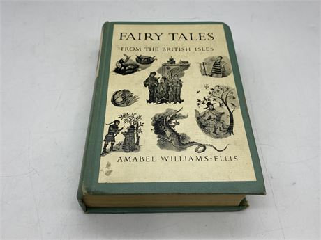 RARE 1ST ED. FAIRY TALES FROM THE BRITISH ISLES BY AMABEL WILLIAMS-ELLIS (1960)