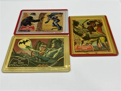 Urban Auctions - (3) 1966 Batman Cards