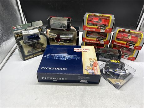 ASSORTED LOT OF NEW DIE-CAST CARS/TRUCKS/PLANES