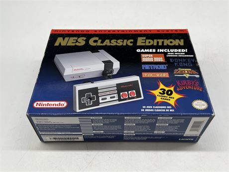 NEW OPEN BOX NES CLASSIC EDITION