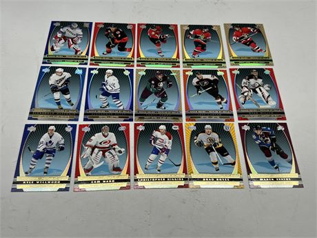 (15) 2006 NHL UD ROOKIE REVIEW CARDS INCLUDING OVECHKIN