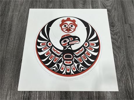SIGNED LIMITED EDITION FIRST NATIONS PRINT 18”x18”