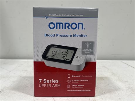 NEW 7 SERIES BLUETOOTH OMRON MEDICAL BLOOD PRESSURE MONITOR