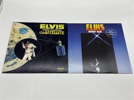 2 ELVIS PRESLEY RECORDS - VG+