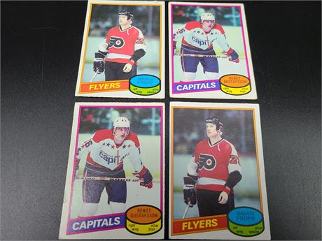 4 ROOKIE CARDS