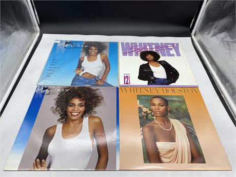 4 WHITNEY RECORDS - EXCELLENT (E)