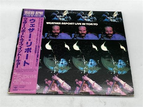 WEATHER REPORT - LIVE IN JAPAN - GATEFOLD VERY GOOD PLUS VG+ SLIGHTLY SCRATCHED