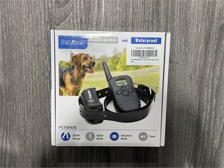 NEW RECHARGEABLE & WATER PROOF DOG TRAINING COLLAR