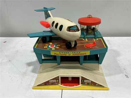 1972 FISHER PRICE AIRPORT (12” tall)