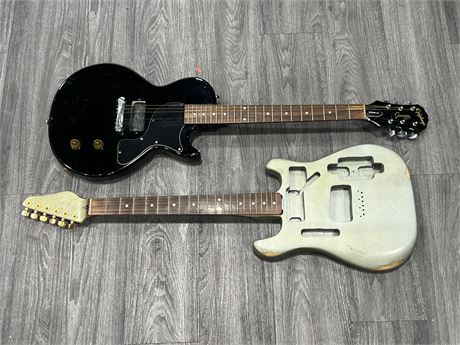 2 ELECTRIC GUITAR BODIES - AS IS