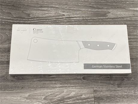 NEW GERMAN STAINLESS STEEL CLASSIC BUTCHER KNIFE