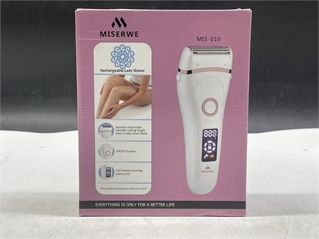 (NEW) MISERWE RECHARGEABLE LADY SHAVER - MIS-010