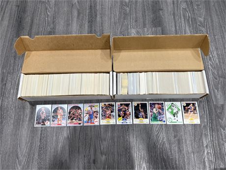 2 BOXES OF ASSORTED BASKETBALL CARDS