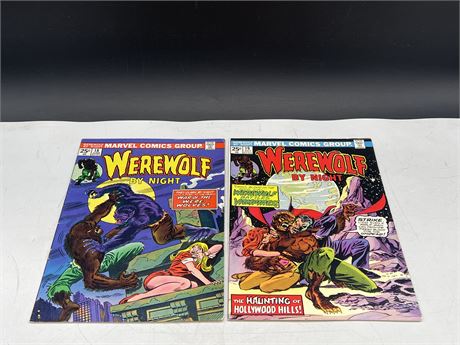 WEREWOLF BY NIGHT #18 / #19 - #18 HAS DETACHED COVER