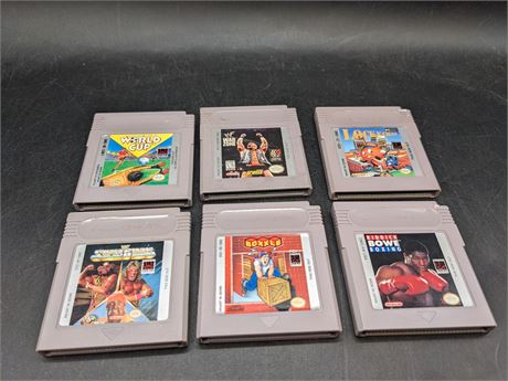 COLLECTION OF GAMEBOY GAMES - VERY GOOD CONDITION