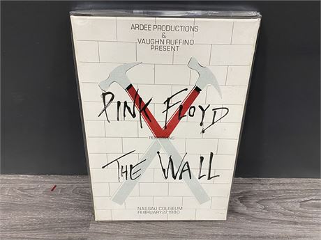 PINK FLOYD THE WALL FRAMED CANVAS PRINT (12”x18”)