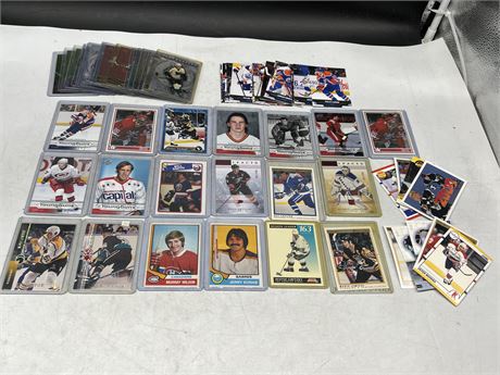 56 MISC NHL CARDS - INCLUDES ROOKIES