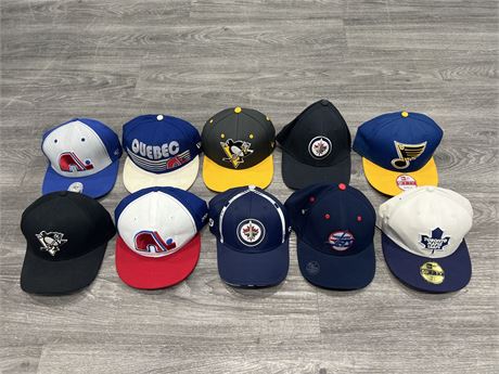 LOT OF 10 MISC. HATS