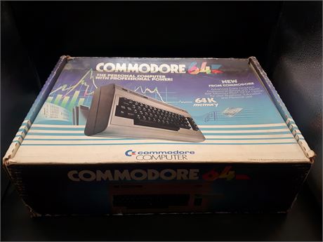 COMMODORE 64 WITH BOX - VERY GOOD CONDITION