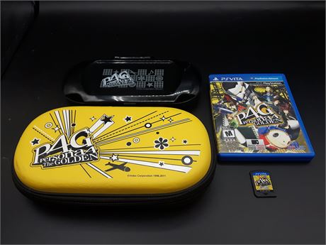 PERSONA 4 GOLDEN WITH LIMITED EDITION CARRY CASE - PS VITA