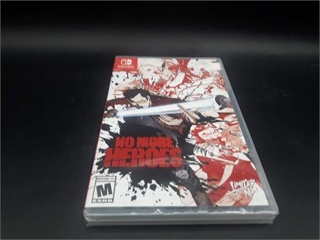 SEALED - NO MORE HEROES (LIMITED RUN)  - SWITCH