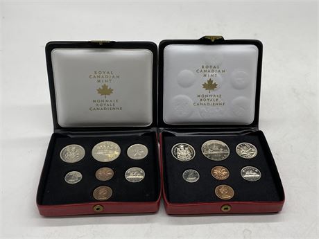 (2) RCM COIN SETS - 1972 & 1973