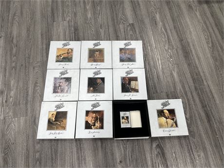 GIANTS OF JAZZ CASSETTE COLLECTION - MOSTLY SEALED - BOX SET IS MISSING 1/2
