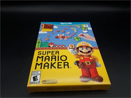 SUPER MARIO MAKER - LIMITED EDTION WITH ARTBOOK - WII-U