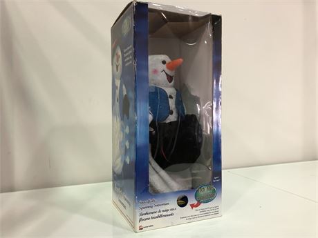 (NEW) SNOWFLAKE SPINNING SNOWMAN