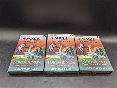 SEALED - MAGIC THE GATHERING LORD OF THE RINGS JUMPSTART PACKS