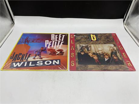 2 SEALED NEW OLD STOCK SINGLES - JACKIE WILSON & GLASS TIGER