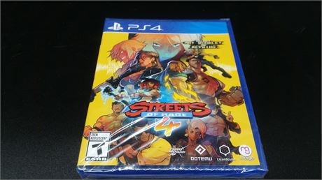 BRAND NEW - STREETS OF RAGE 4 (DAY 1 RELEASE) PS4