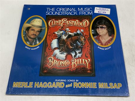 SEALED OLD STOCK - CLINT EASTWOOD BRONCO BILLY - SOUNDTRACK