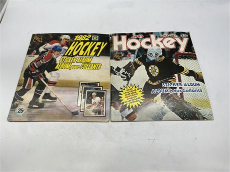 1982 & 1983 O-PEE-CHEE COMPLETE STICKER ALBUMS