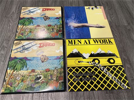 4 MEN AT WORK RECORDS