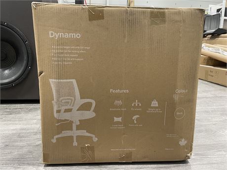 IN BOX NAZ DYNAMO OFFICE CHAIR (SPECS IN PHOTOS)