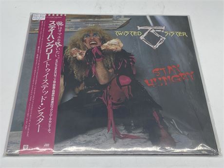 JAPANESE PRESS TWISTED SISTER - STAY HUNGRY - NEAR MINT (NM)