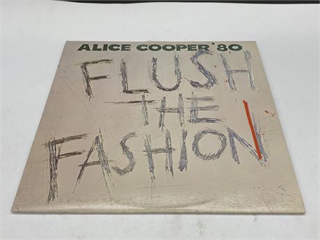 ALICE COOPER - FLUSH THE FASHION - EXCELLENT (E)