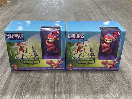 2 NEW FINGERLING PLAY SETS W/EXCLUSIVE AIMEE FIGURE