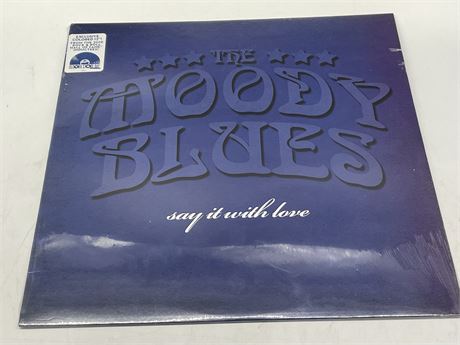 SEALED THE MOODY BLUES - SAY IT WITH LOVE ON EXCLUSIVE COLORED 12” VINYL