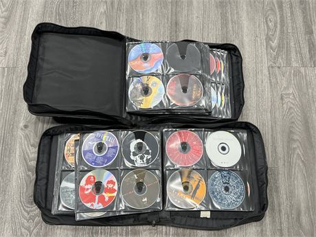 2 CASES FULL OF CDS - MOSTLY ROCK / METAL / PUNK & ECT - EXCELLENT COND.