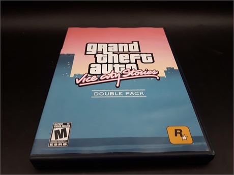 GRAND THEFT AUTO VICE CITY STORIES - RARE DOUBLE PACK EDITION - PS2