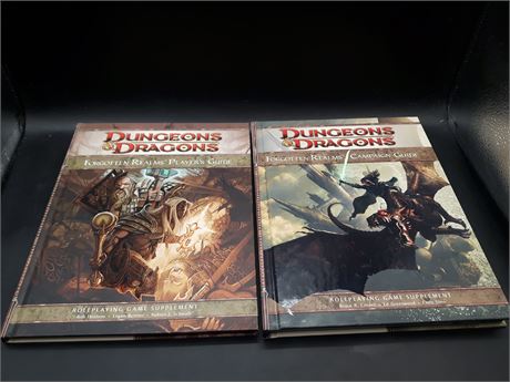 COLLECTION OF DUNGEONS & DRAGONS HARDCOVER BOOKS